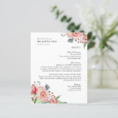 ピンクエレガントフローラキンセアニェラフードリンクメニュー (スタンド正面)