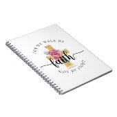 ピンクエレガントフローラクロス ノートブック (右側)