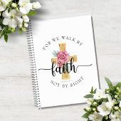 ピンクエレガントフローラクロス ノートブック