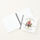 ピンクエレガントフローラクロス ノートブック (内部)