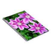 ピンクエレガントフローラグリーン植物学 ノートブック (右側)