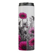 ピンクエレガントフローラサーマルタンブラー タンブラー (裏面)