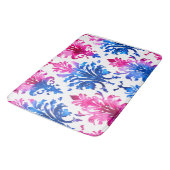 ピンクエレガントフローラダマスクパターン バスマット (アングル)