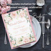 ピンクエレガントフローラバジェット結婚ズブライダルシャワー