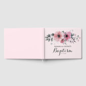 ピンクエレガントフローラバプテスマ ゲストブック (全面)