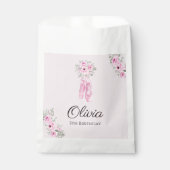 ピンクエレガントフローラバレリナシューズガールズ誕生日 フェイバーバッグ (正面)