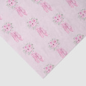 ピンクエレガントフローラバレリナシューズガールズ誕生日 薄葉紙 (詳細)