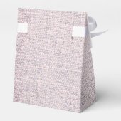 ピンクエレガントフローラパリパーティー フェイバーボックス (裏面サイド)