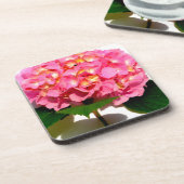 ピンクエレガントフローラピンクあじさい コースター (左側)