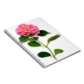 ピンクエレガントフローラピンクあじさい ノートブック (右側)