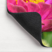 ピンクエレガントフローラピンクの花かわいい（昆虫）マルハナバチビー マウスパッド (コーナー)