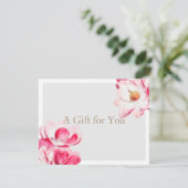 ピンクエレガントフローラマグノリア商品券 (スタンド正面)