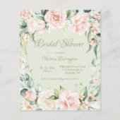 ピンクエレガントフローラ予算ブライダルシャワー (正面)