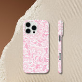 ピンクエレガントフローラ保護カバーiPhoneケース Case-Mate iPhoneケース
