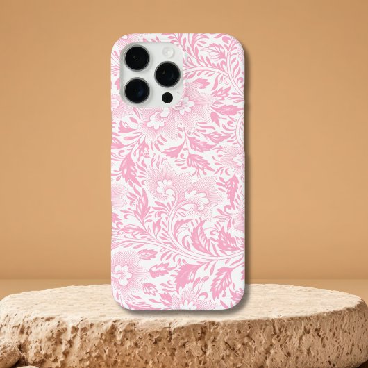 ピンクエレガントフローラ保護カバーiPhoneケース Case-Mate iPhoneケース
