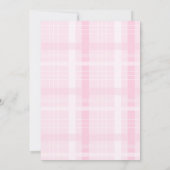 ピンクエレガントフローラ卒業 招待状 (裏面)