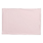 ピンクエレガントフローラ水彩牡丹の花 枕カバー (裏面)