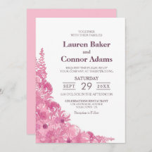 ピンクエレガントフローラ結婚ズ