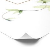 ピンクエレガントフローラ100thバースデーパーティーへようこそ ポスター (コーナー)