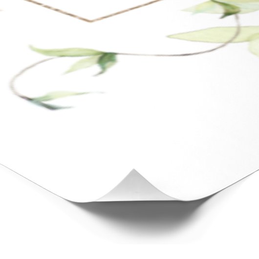 ピンクエレガントフローラ100thバースデーパーティーへようこそ ポスター (コーナー)