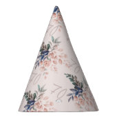 ピンクエレガントフローラ70誕生日カスタム パーティーハット (右)