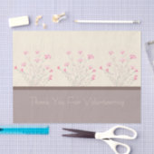 ピンクエレガントフローラ 薄葉紙 (クラフト)