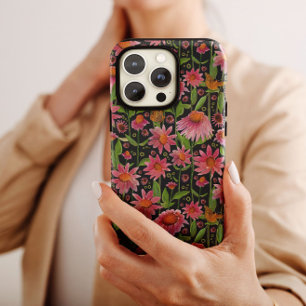 ピンクエレガントブラックコンフォローチョウ Case-Mate iPhone 14ケース