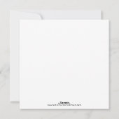 ピンクエレガントブルーの水色ハッピーマザーズデイ シーズンカード (裏面)