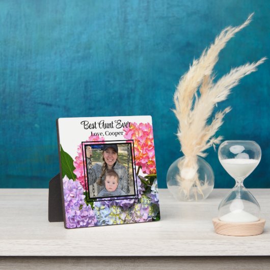 ピンクエレガントブルーイエローグリーンフローラ フォトプラーク (インサイチュ)