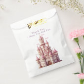 ピンクエレガントプリンセス城 フェイバーバッグ (封をした状態)