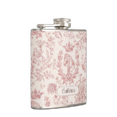 ピンクエレガントベージュエクエストリアンフローラトイル名 フラスク (右)