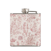 ピンクエレガントベージュエクエストリアンフローラトイル名 フラスク (裏面)