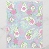 ピンクエレガントペイズリーモノグラスタイリッシュム (裏面)