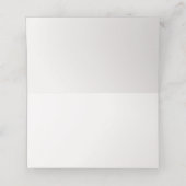 ピンクエレガントホワイトフローラ座席表 プレイスカード (内部開封)