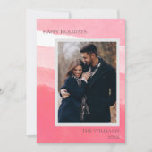 ピンクエレガントホワイト抽象芸術フォトハッピー休日 (正面)