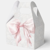 ピンクエレガントボウブライダルシャワーありがとう フェイバーボックス (裏面)