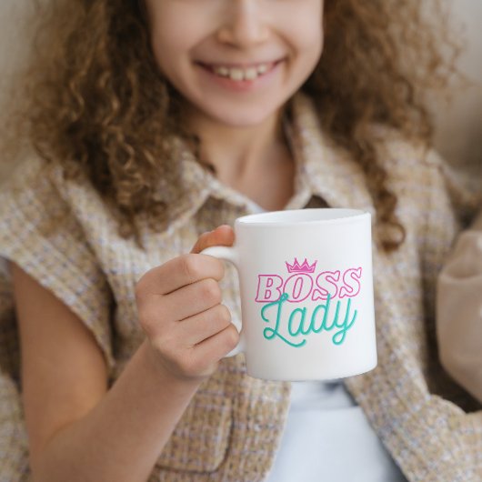ピンクエレガントボスレディ企業のギフトマグ マグカップ
