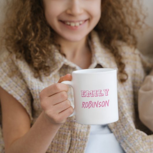 ピンクエレガントボスレディ企業のギフトマグ マグカップ