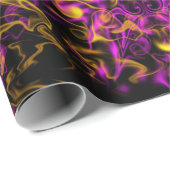 ピンクエレガントボホのレトロパターン ラッピングペーパー (ロールコーナー)