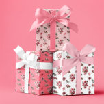 ピンクエレガントポインセティアスクリスマスホリデーパターン ラッピングペーパーシート<br><div class="desc">ピンクエレガントポインセティアスクリスマスホリデーパターン</div>