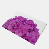 ピンクエレガントマゼンタフローラアジサイバラ ドアマット (アングル)