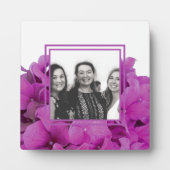 ピンクエレガントマゼンタフローラアジサイバラ フォトプラーク (正面)