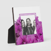 ピンクエレガントマゼンタフローラアジサイバラ フォトプラーク (正面)