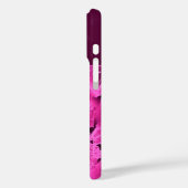 ピンクエレガントマーブルモノグラはっきりしたムタイポグラフィ Case-Mate iPhoneケース (裏面 / 左)