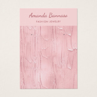 ピンクエレガントモダン色のジュエリーイヤリング表示カード