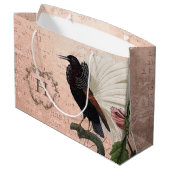 ピンクエレガントモノグラム ラージペーパーバッグ (裏面アングル)