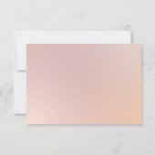 ピンクエレガントランフローラ結婚ズ 出欠カード (裏面)