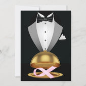 ピンクエレガントリボンがん認識度イベント 招待状 (正面)