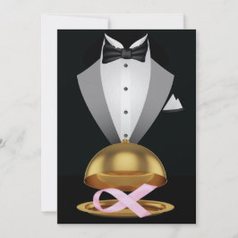 ピンクエレガントリボンがん認識度イベント 招待状