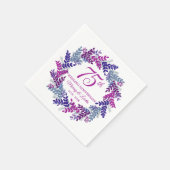 ピンクエレガントリース75周年記念 スタンダードカクテルナプキン (角)